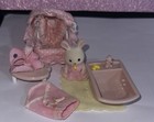 Calico Critters Sylvanian Families Sophie s Love  n Care Set  Incomplete  Extras