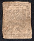 December 8  1775 20s Twenty Shillings Pennsylvania Colonial Currency Note