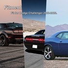 Rear Trunk Spoiler With Camera Hole Fit For Dodge Challenger 2008-2023