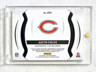 2021 Panini Certified Mirror Red Signatures Rookie Patch Auto Justin Fields  50