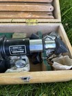 Vintage Monolux Telescope Japan Wooden Case   Accessories Possibly Military