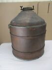Vintage 2- Piece Copper Still Moonshine Whiskey Distiller Pot Boiler Re Enforced