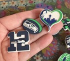 11 Piece Seattle Seahawks Football Team Shoe Charms Shoe Decorations