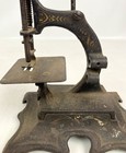 Antique C1900 Cast Iron Muller Sewing Machine   Toy Germany Hand Crank As-is
