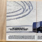 1991 Bmw 750il Black Sedan Driving Snow 2 Page Vintage Print Ad Auto Advert Art