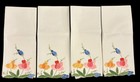 Madeira Linen Floral Butterfly Lot Of 9 Placemats Napkins Vintage