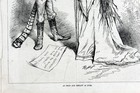Authentic 1880 Wood Engraving Civil War Satire By Thomas Nast Rare 