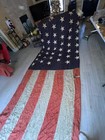 45 Star Us Flag  Very Rare  1890s  12 x18  Spanish American War Battle Flag