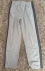 Adidas Essentials 3-stripes Open Hem Track Pants Size Large White Logo