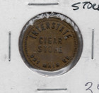 Vintage Interstate Cigar Store 5   Grand Junction Co Coin Token Commemorative