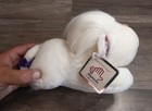 Vintage Applause White Lion Plush Stuffed Animal 7775 Knickerbocker Tacki 1981