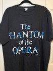 Vintage 1980s Gateway Tees The Phantom Of The Opera T-shirt Size Xl Black