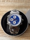Oakley Gmt Blue Dial Watch     Brand New  Adjustable Bracelet 