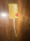 Delta Air Lines Gold Medallion Plastic Bag Tag New   Straps