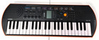 Casio Sa-76 44-key Mini Portable Keyboard Piano Orange Tested W  Power Adapter