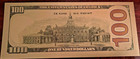  100 Dollar Bill Collectible -- 24k Gold Plated Foil W plastic Holder