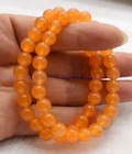 Natural 2 Pcs 8mm Multicolor Gemstone Round Beads Stretch Bracelet 7 5  Aaa