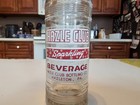 Hazle Club Sparkling Beverage Soda Pop Bottle Clear Glass 7 Oz Vtg Acl Hazleton