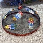 Vintage Metal Mesh Food Cover Dome Sandals Summer Beach Philippines