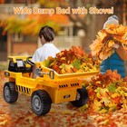 12v Kids Ride On Dump Truck With Electric Dump Bed Mp3 Car Toys Remote Control 