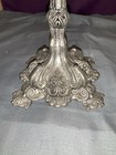 Set Of Two Rare Vintage Godinger Silver Plated Candle Stick Holder 11 5  Footed
