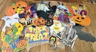 Large Lot Vintage Halloween Die Cut Teacher Classroom Decor Wall Decorations