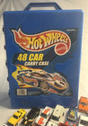 Vintage 1999 Mattel Hot Wheels 48 Car Carry Case W  48 Vehicles Mixed Lot