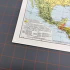 Mexico Central America West Indies Atlas Map Reproduction