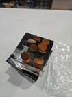 2 5  Lucite Cube Wheat Pennies Rare Vintage Coin Display Paperweight -super Cool