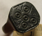Rare Genuine Ancient Roman Celtic Evil Eye Wounds Of Christ Ring Superb Artifact