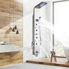 Shower Panel Tower System Led Rainfall waterfall Head Massage Stainless Body Jet