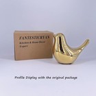 Fantesticryan Small Birds Statues Gold Home Decor Modern X-large  Golden 