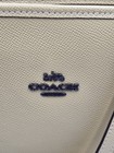 Coach F58846 City Zip Top Tote In Yellow Crossgrain Leather W Extra Strap