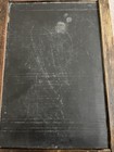 Antique School Slate Chalkboard 1890   1915 14    X 11    Original Wood Frame 2x Sides
