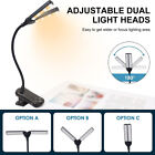 Us Rechargeable Reading Night Light Flexible Led Dimmable Book Lamp Clip-on Desk