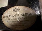 Photo Album - Sheffield Home - Photo Opening On Front Cover-holds 200 4x6 Photos