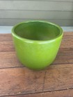 Vtg Mid Century Modern Gainey Ceramics T-8 Avocado Green Planter