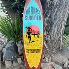 The Endless Summer Surf Documentary  Surfboard Wall Plaque  Handcrafted Airbrush