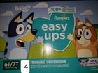  4  New Samples Of Pamper Easy Ups Training Pants 6t-7t Bluey Dog Pullup Diapers