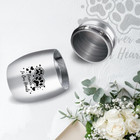 1 57 Inch Small Keepsake Urn For Dog Cat Pet Ashes Dog Paw Metal Mini Cremation 