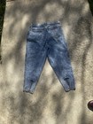 Forelli Blue Acid Wash Vintage Denim Jeans With Guess Patch   Ankle Zippers