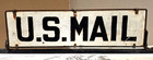 Vintage U s  Mail Postal Service Car Sign   Topper Frame - Post Office Service
