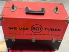 Vintage Rca Vacuum Tube Radio Tv Repair Caddy Case Box With 180  Tubes Untested