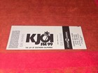 Vintage Full Concert Ticket For Michael Jackson Bad Tour Nov 8 1988 Irvine Calif