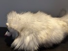 Ooak Art Doll Anthro White Wolf Poseable Plush Collectible