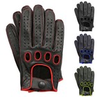 Men s Genuine Top Quality Leather Driving Gloves Swift Wears
