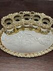 Vintage Matson Stylebuilt Vanity Ormolu Lipstick Perfume Jewelry Mirror Tray