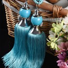 2 X Rope Curtain Tieback Tassel Ball Beaded Window Curtain Tie Back Holdback