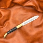 Large Soldiers Knife  18th Century Style 4 5 blade Pocket Knife  Brass Bolsters