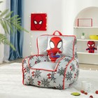 Spiderman 18  Toddler Square Beanbag Chair  Grey